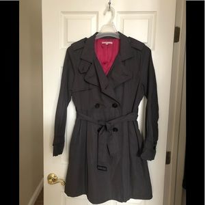 GAP Medium All Weather Coat Gray dress length